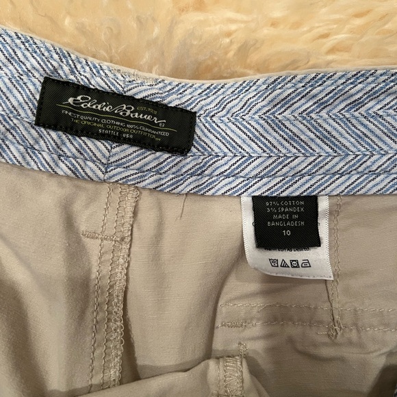 Tan shorts- Eddie Bauer - Picture 2 of 4